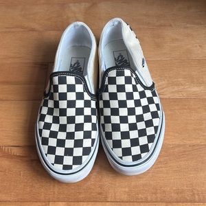 Checkerboard Classic Slip-on Vans